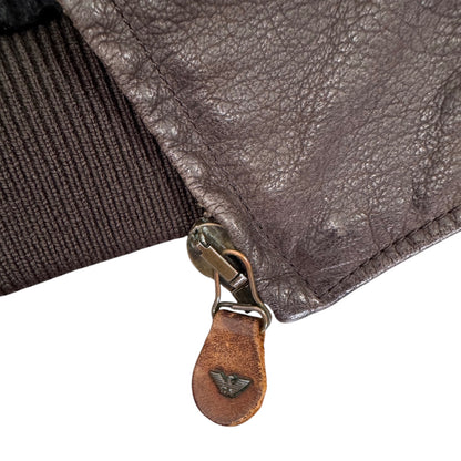 Armani Leather Jacket (M)