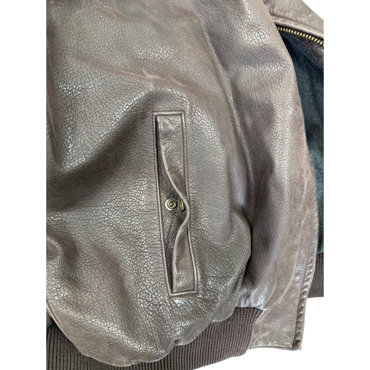 Armani Leather Jacket (M)