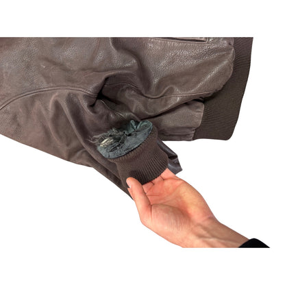 Armani Leather Jacket (M)