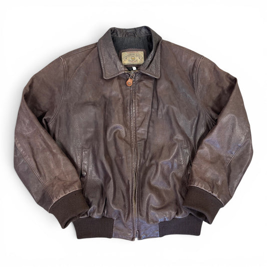 Armani Leather Jacket (M)